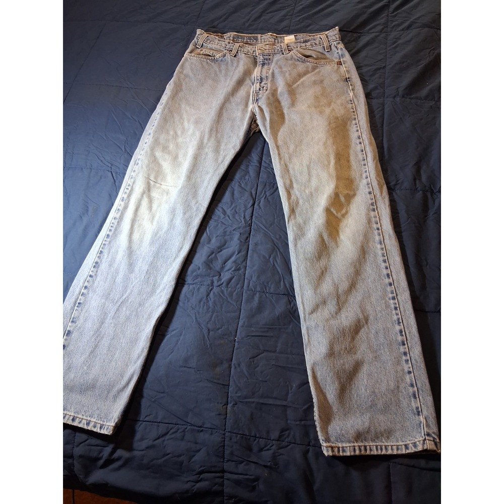 Levis Mens 36x32 Vintage Orange Tab 90s 505 Jeans 1997‎